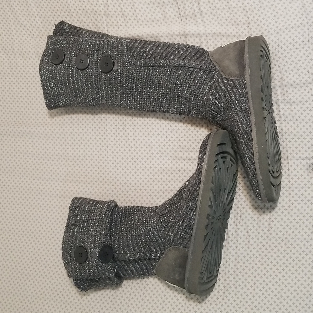UGG Grey & Glitter Boots